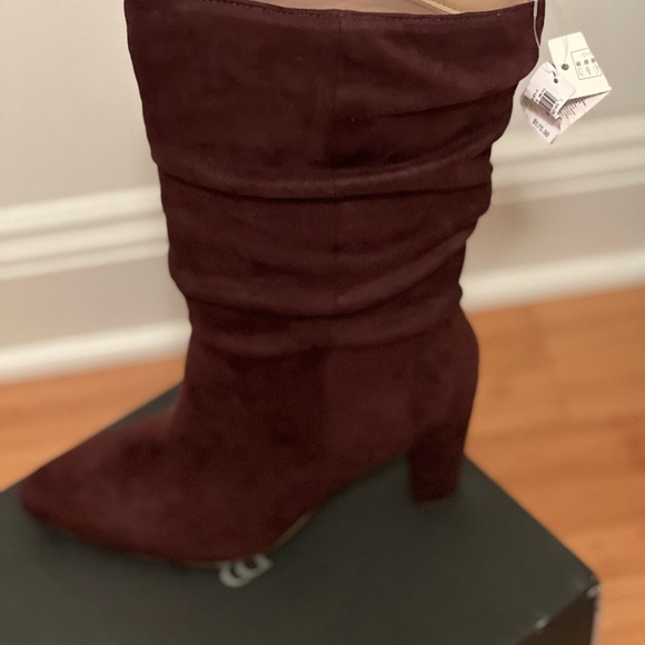 Banana Republic Vegan Suede Slouchy Boot - Chocolate - Picture 4 of 8